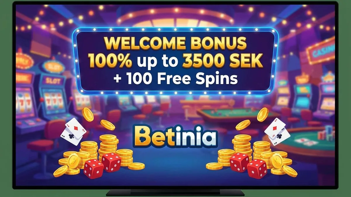 Betinia bonus och spel